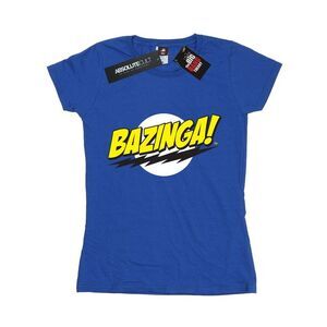 The Big Bang Theory Womens/Ladies Bazinga T-Shirt / Royal Blue